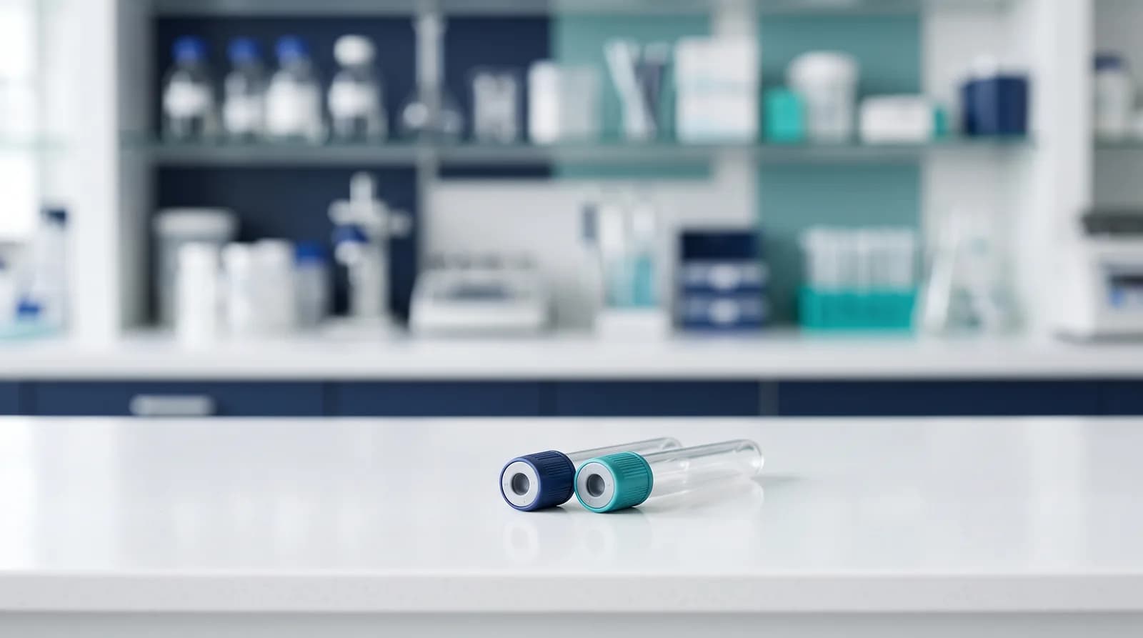 Two sealed specimen collection tubes side by side, used for the combined chlamydia and gonorrhea test in Denver